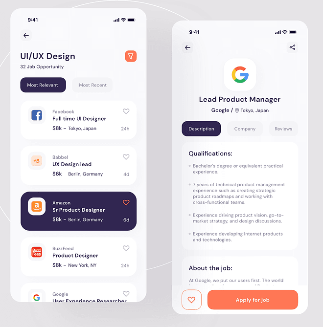 JobHunting App